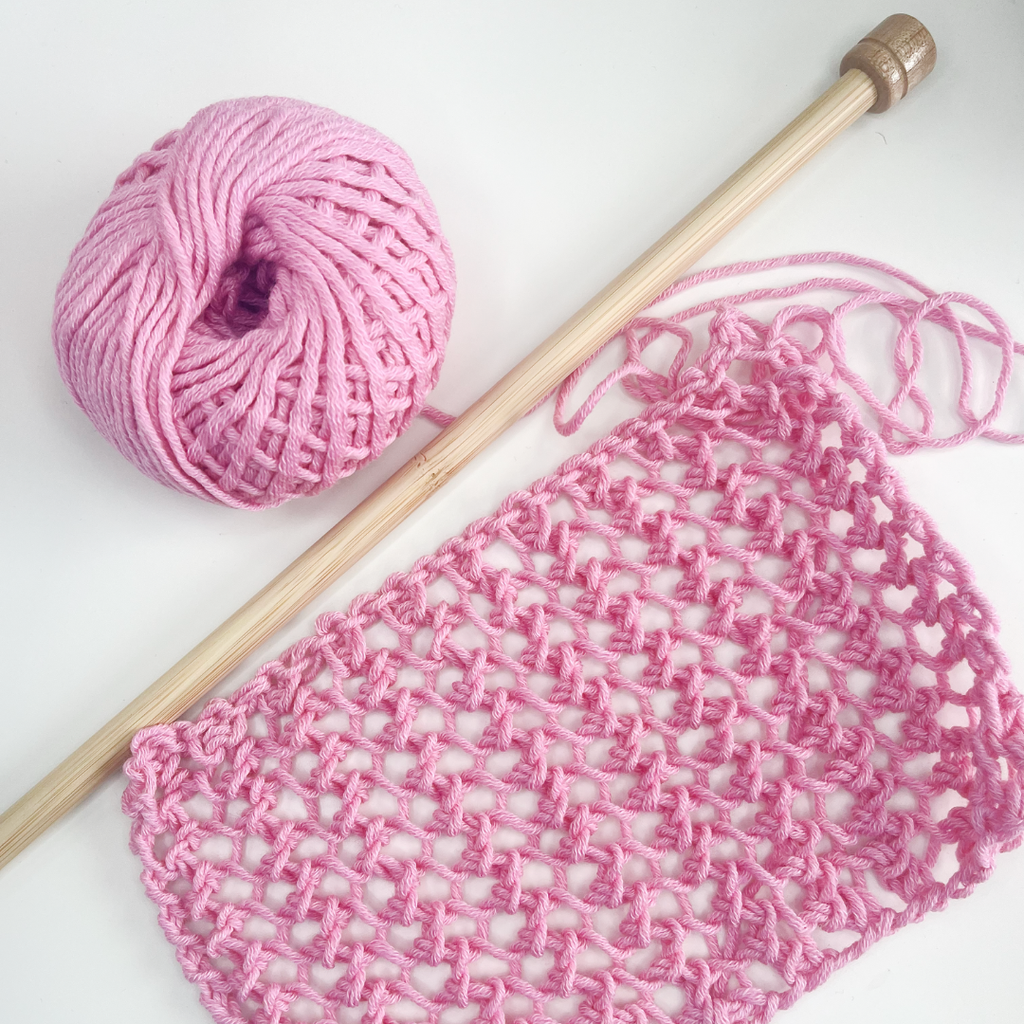 NEW! PDF knitting pattern - lace stitch scarf